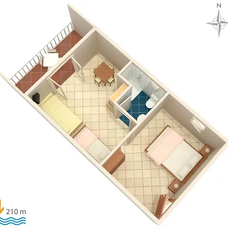 Appartement With A Parking Space Duce, Omis - 7532