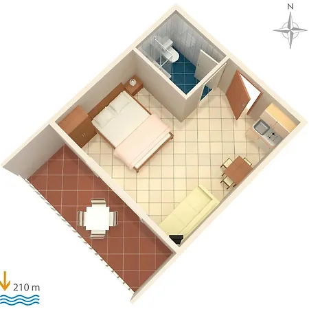 With A Parking Space Duce, Omis - 7532 Appartement *